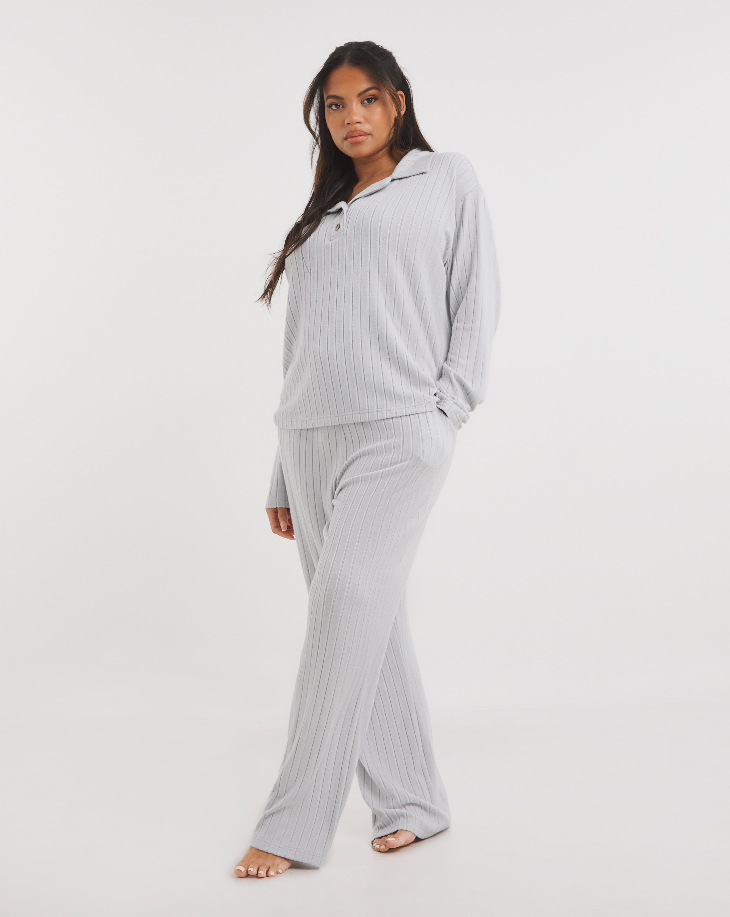 Figleaves Super Soft Knit Wide Leg Set