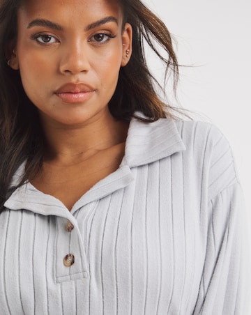 Figleaves Super Soft Ribbed Knit & Wide Leg Trouser Set