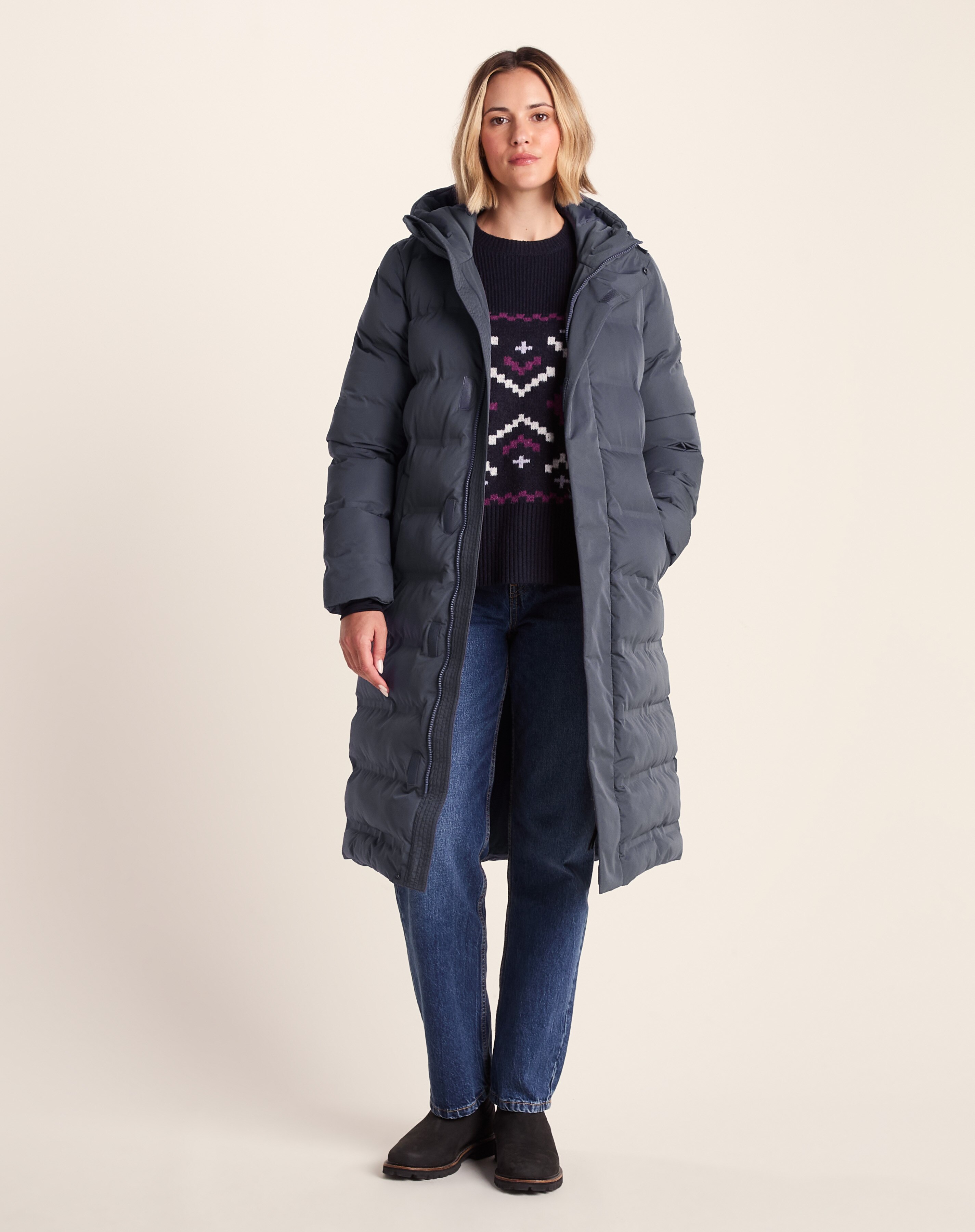 Tog24 Glaston Womens Parka - Washed Blue