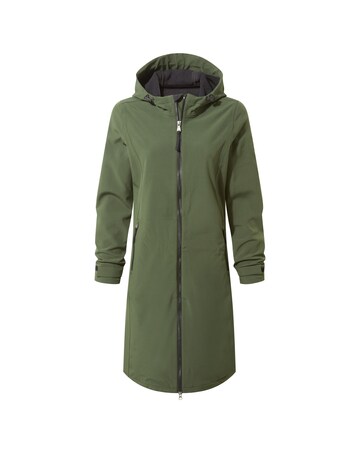Tog24 Enya Womens Longline Shower Resistant Softshell Jacket