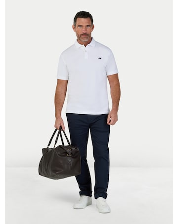 Raging Bull Classic Organic Polo White