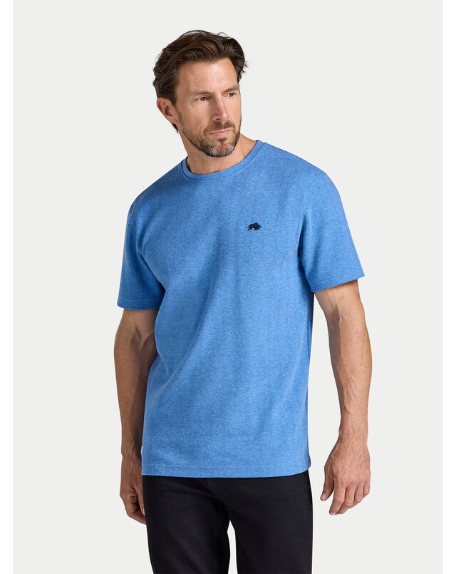 Raging Bull Classic Organic T-Shirt Denim Blue