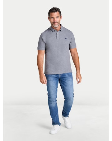 Raging Bull Classic Organic Polo Grey Marl