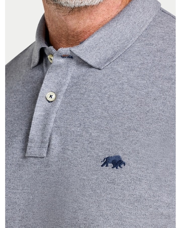 Raging Bull Classic Organic Polo Grey Marl
