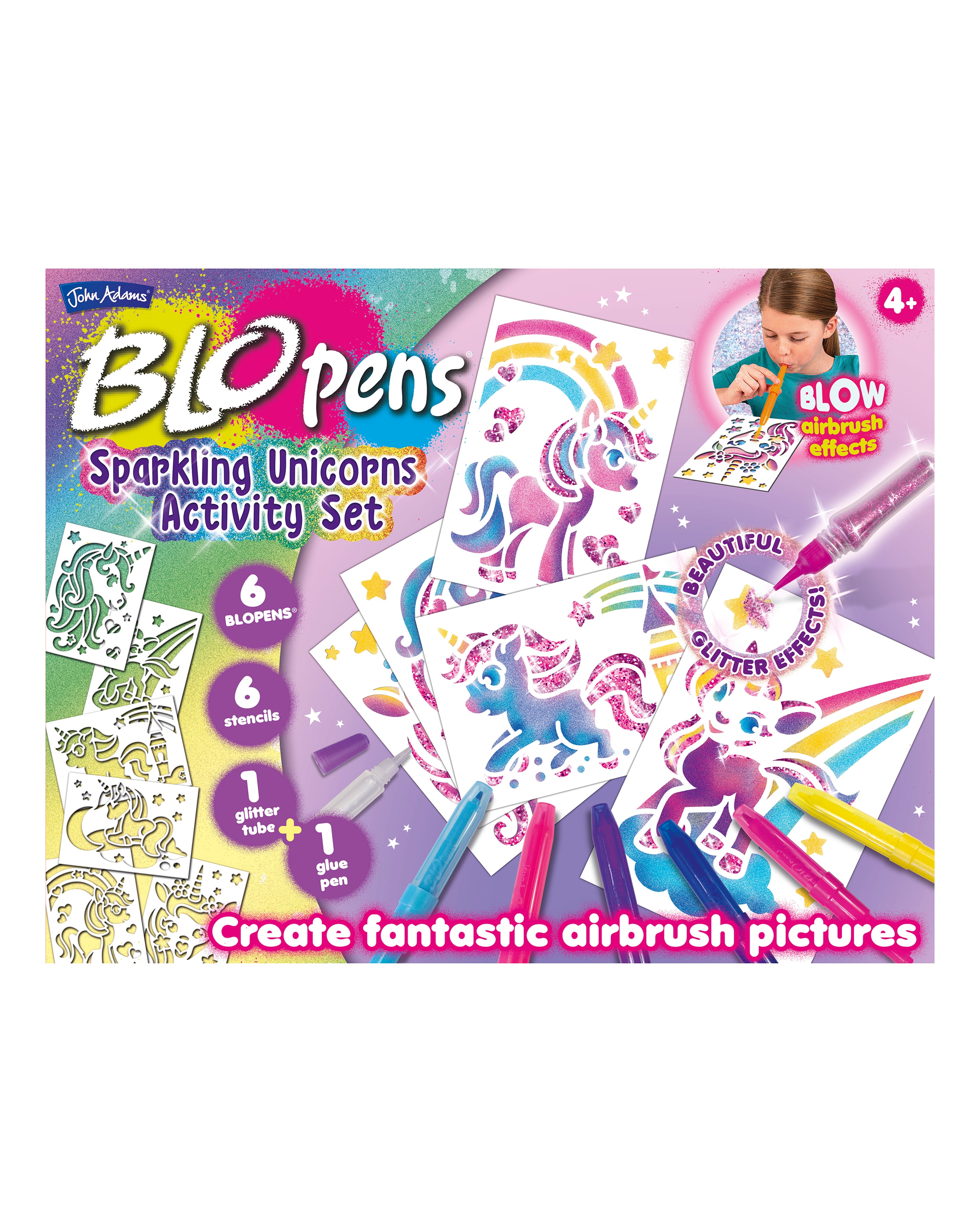 BLOPENS Sparkling Unicorn Activity Set