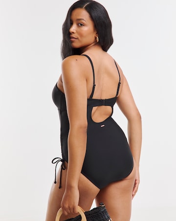 Figleaves Rene Adjustable Leg Bandeau Swimsuit