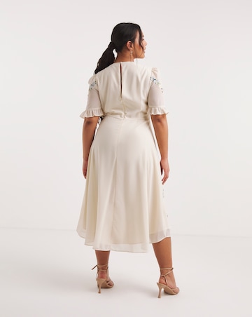 Hope & Ivy Astrid Floral Midi Dress