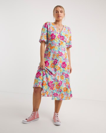 Nobody's Child Alexa Floral Midi Dress