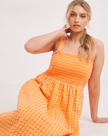 Nobody's Child Dionne Gingham Midi Dress