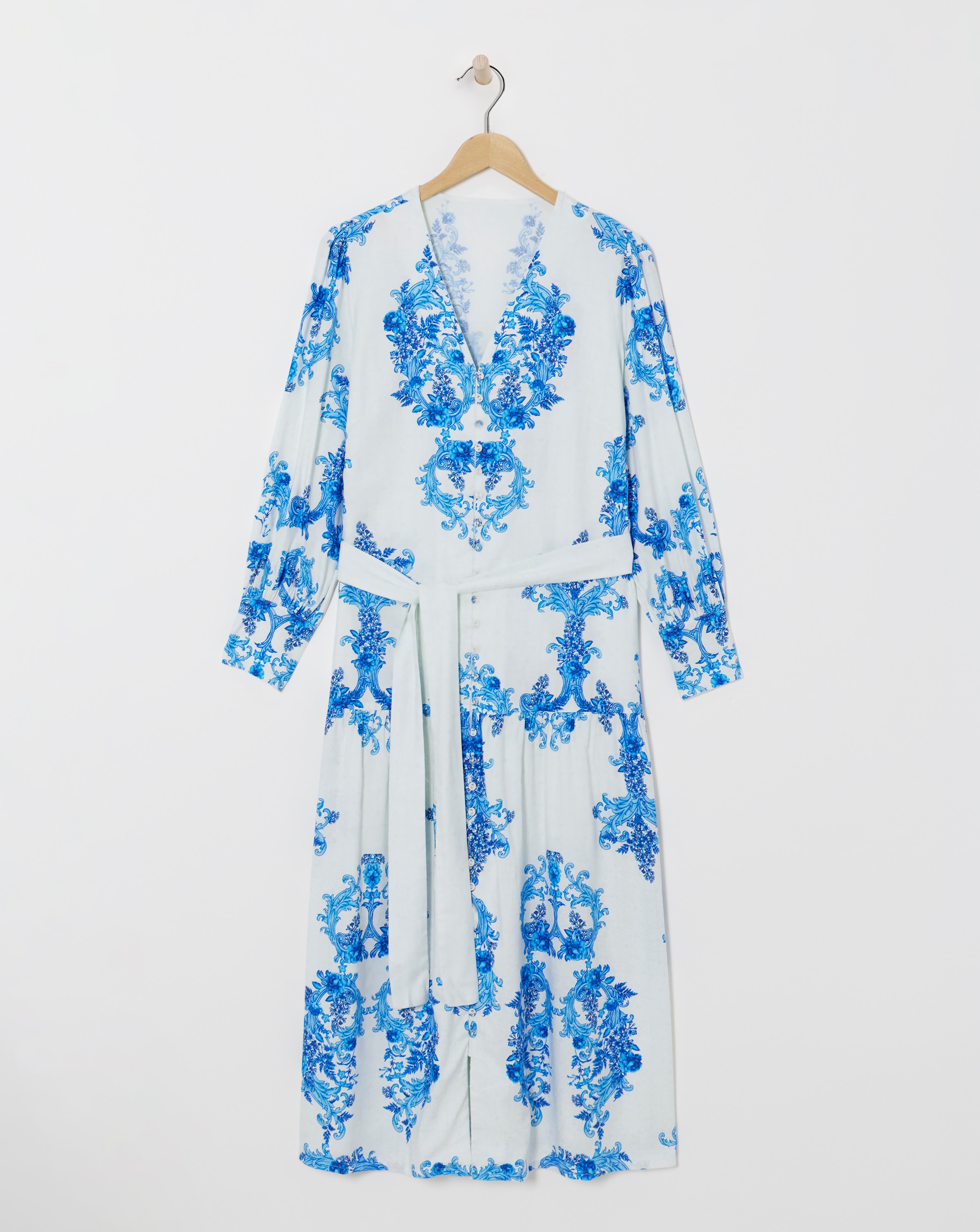 Raishma Studio V-Neck Midi Dress