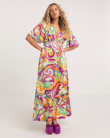 Twisted Wunder Grace Paisley Maxi Dress