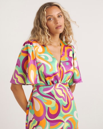 Twisted Wunder Grace Paisley Maxi Dress