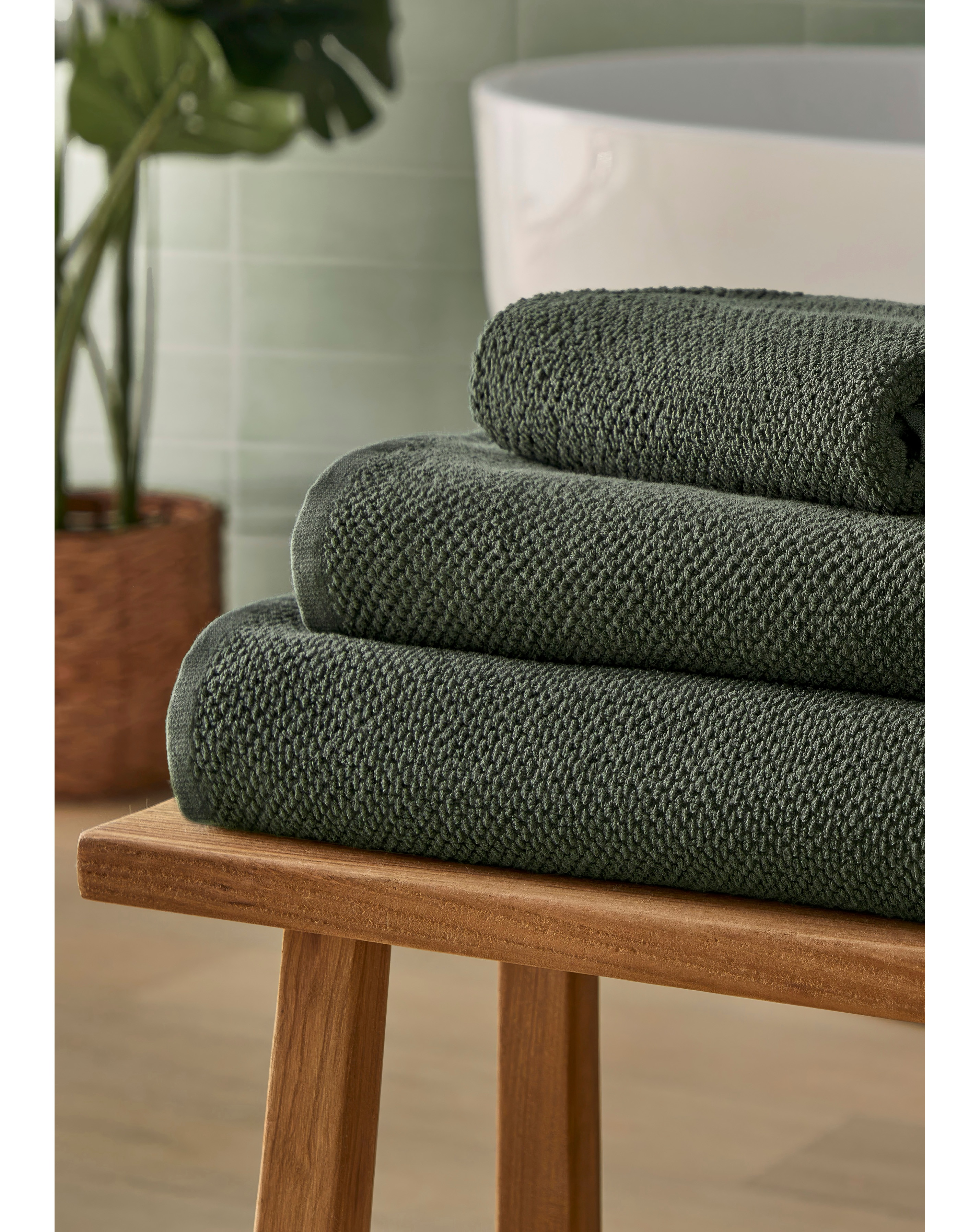 Silentnight Popcorn Waffle Towel Bale