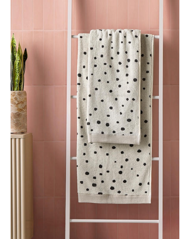 Cosmo Spot Cotton 4 Piece Towel Bale