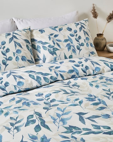 Rowan Watercolour Leaf Duvet Cover Set