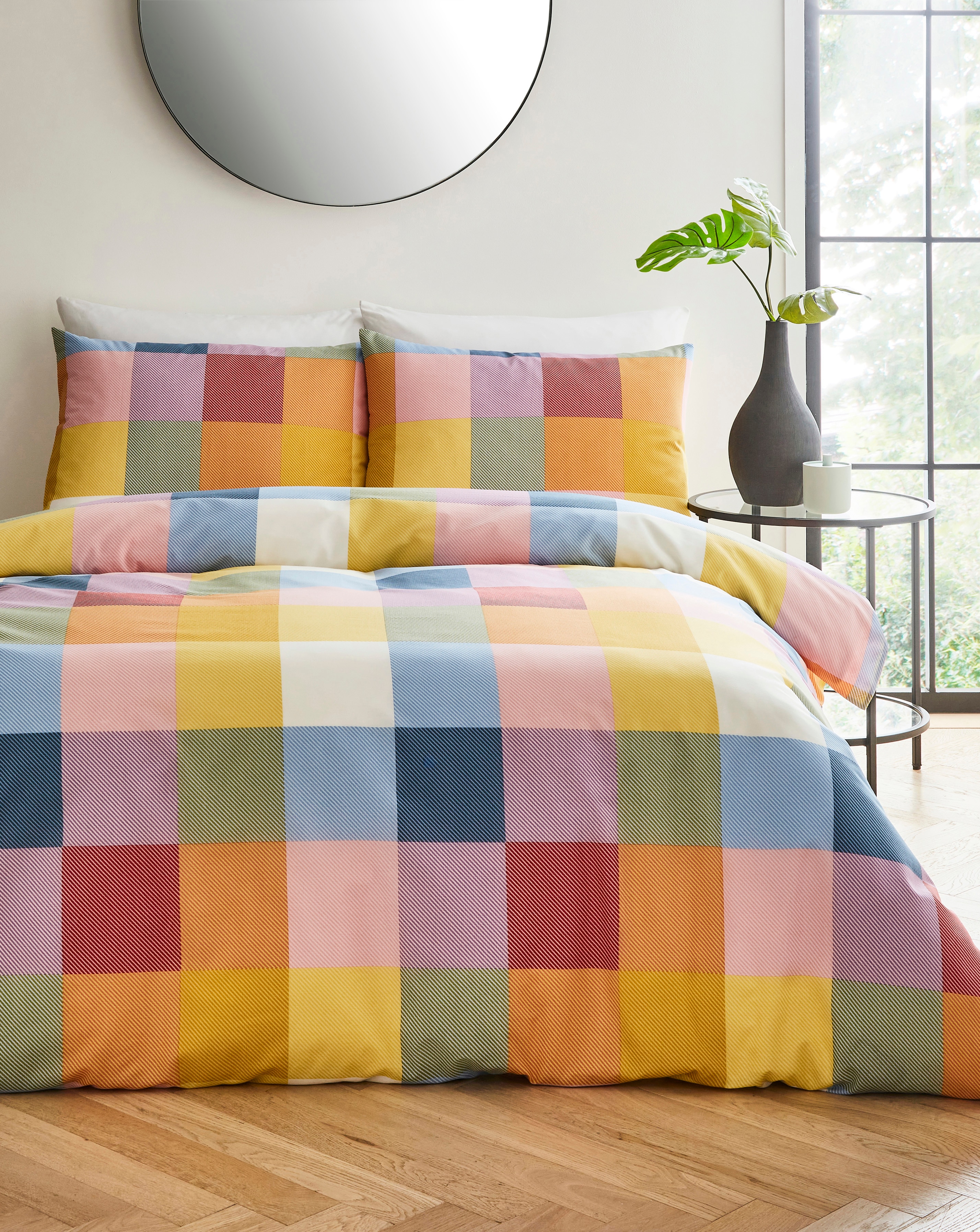 Darcy Bright Check Duvet Cover Set