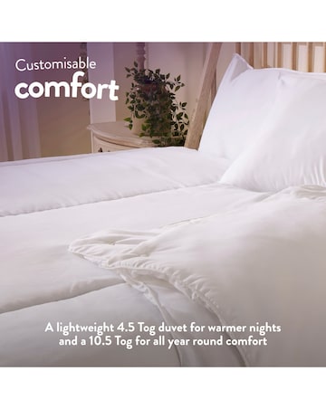 Slumberdown Feels Like Down All Seasons 15 Tog Duvet