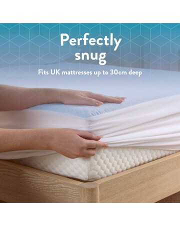 Slumberdown Cool Summer 30cm Fitted Sheet