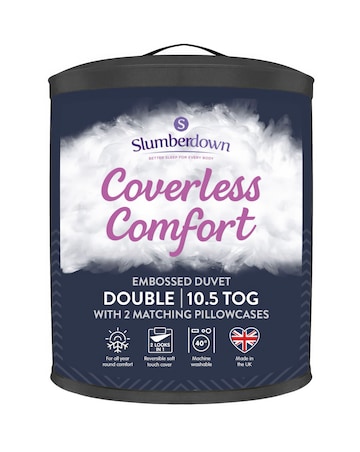 Slumberdown Coverless Comfort Embossed Herringbone 10.5 Tog Duvet