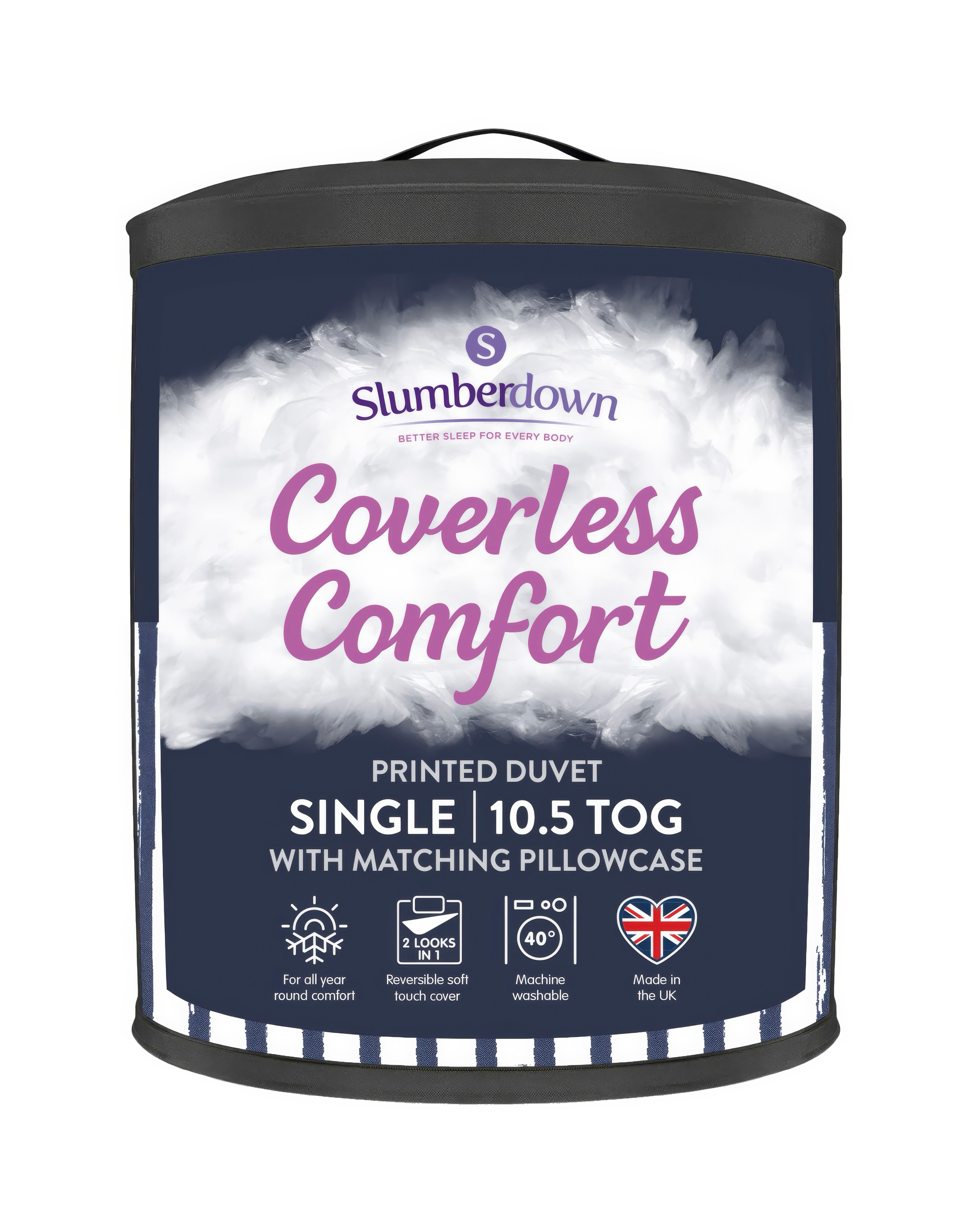 Slumberdown Stripe 10.5 Tog Duvet