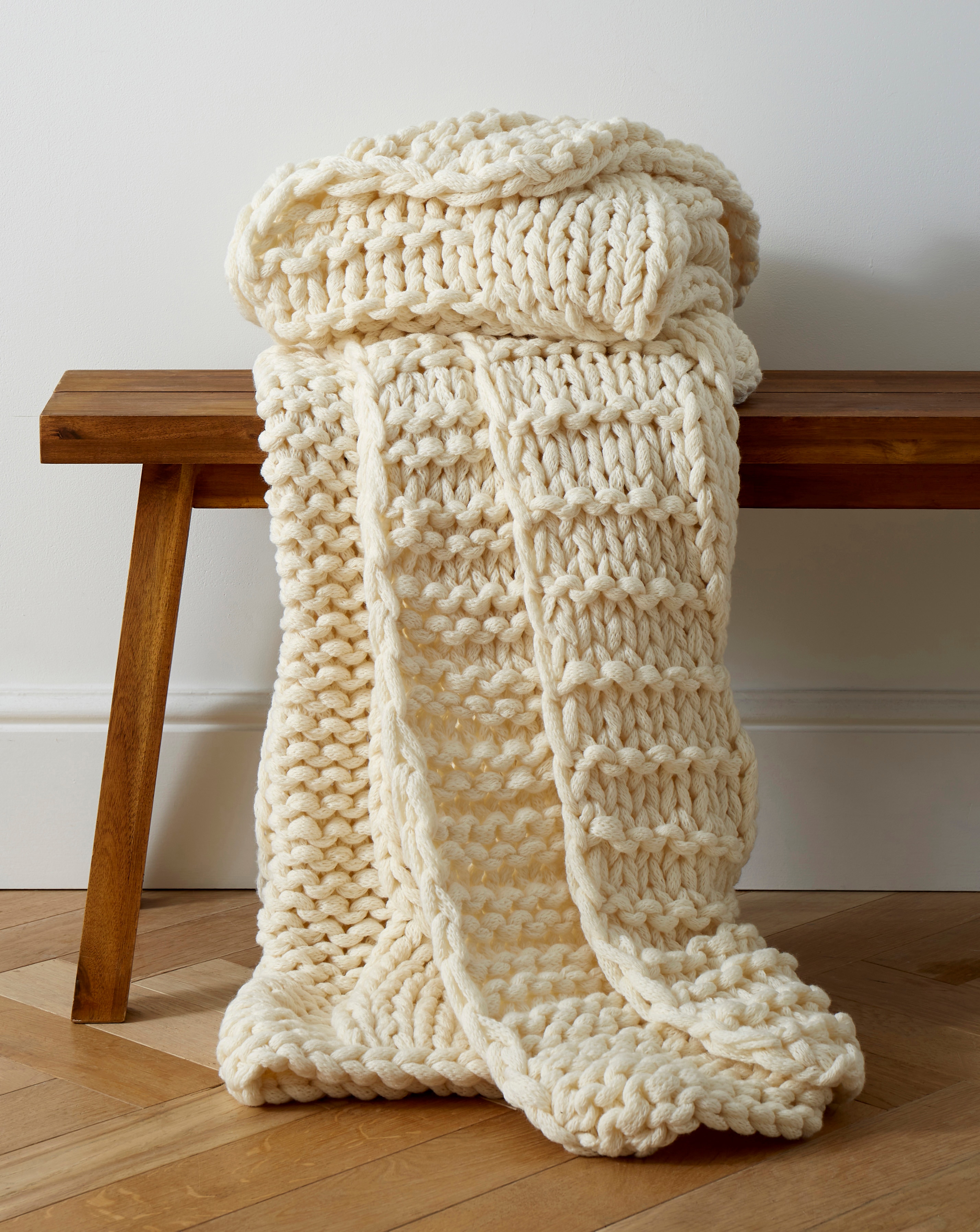 Chunky Knit Throw