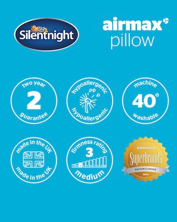 Silentnight 2 Pack Airmax Pillow