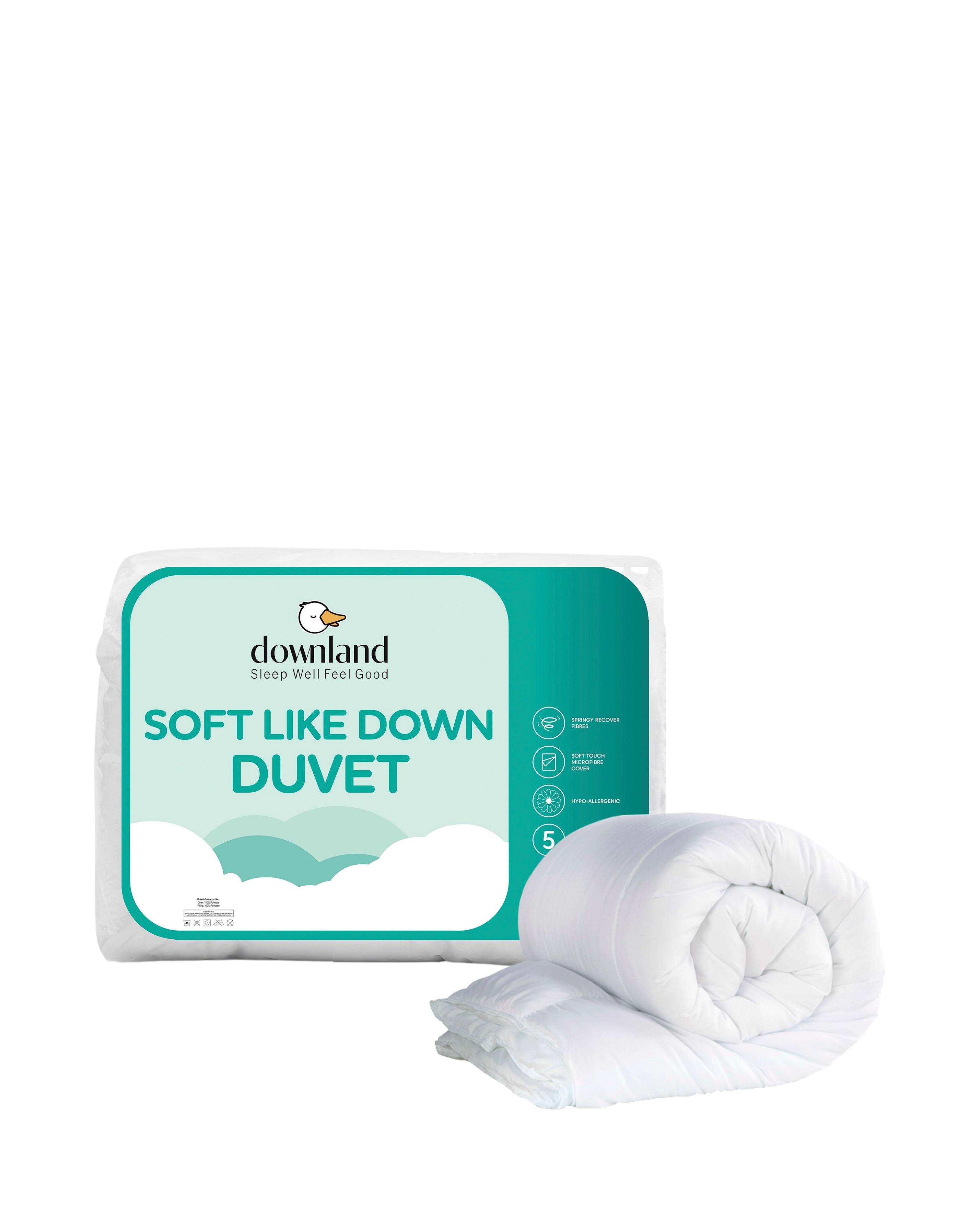 Downland Soft Like Down 10.5 Tog Duvet