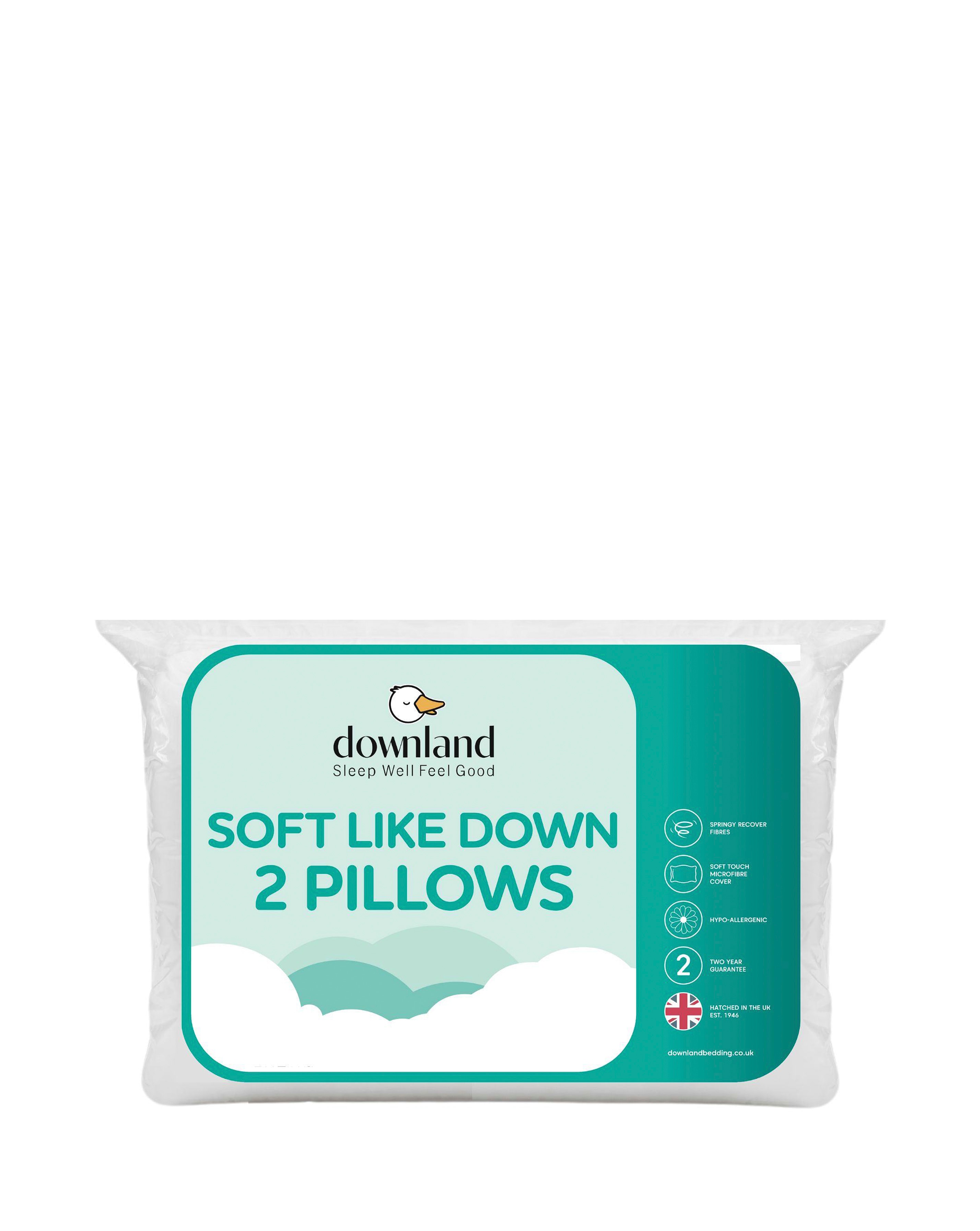 Downland Soft Like Down Pair of Pillows