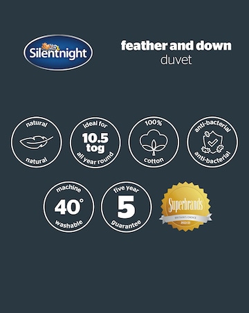Silentnight Duck Feather & Down Anti-Allergy 10.5 Tog Duvet