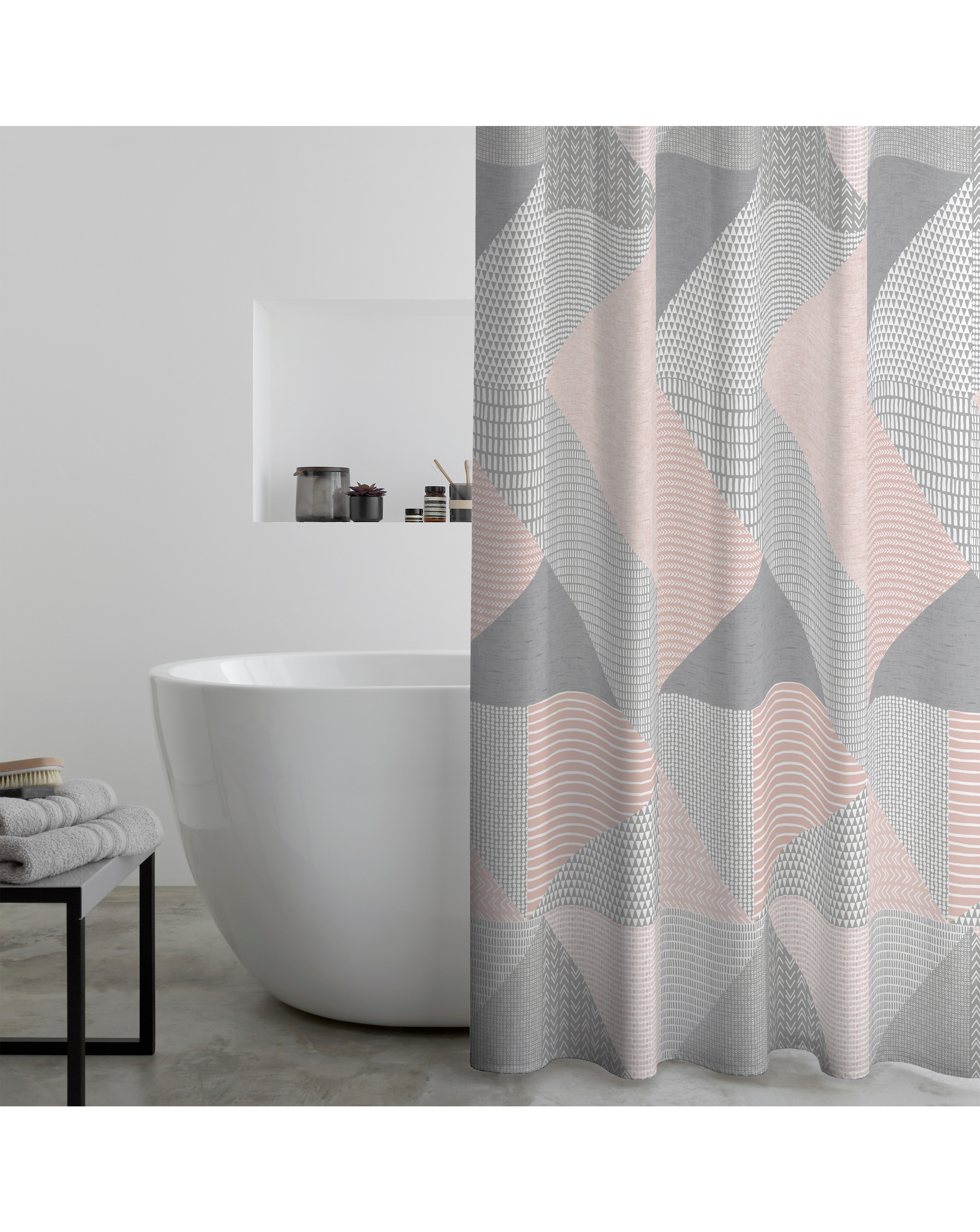 Larsson Geo Shower Curtain