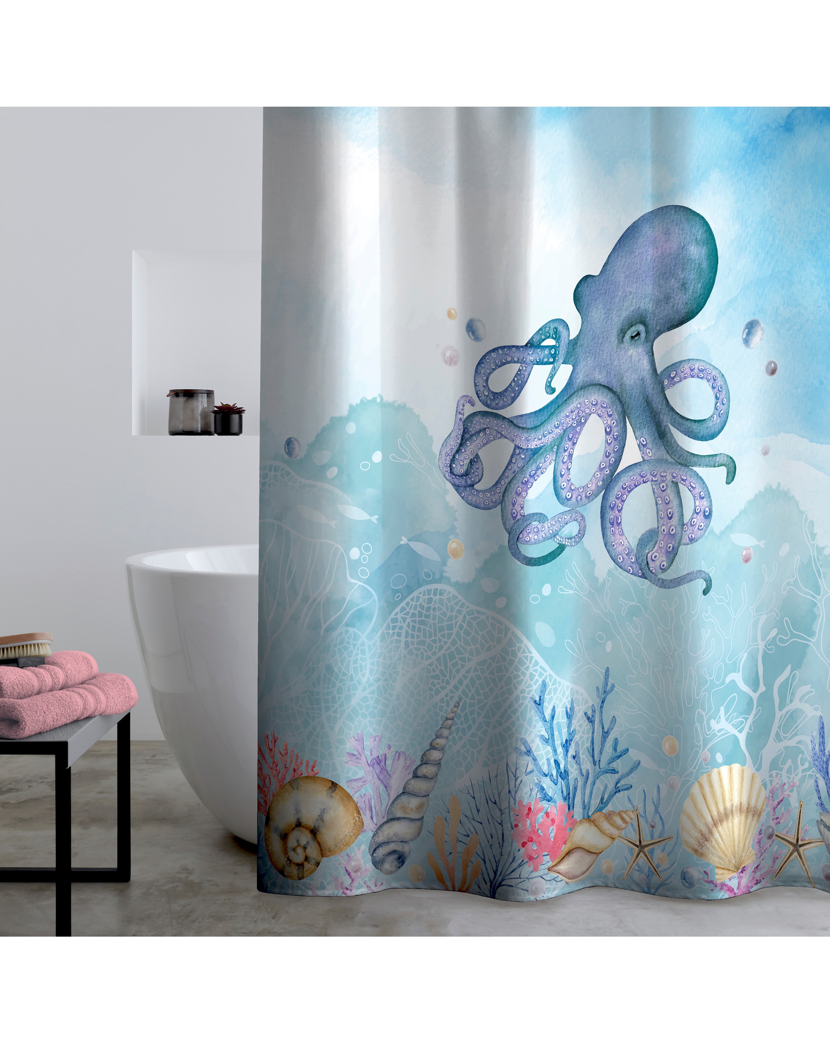 Octopus Shower Curtain