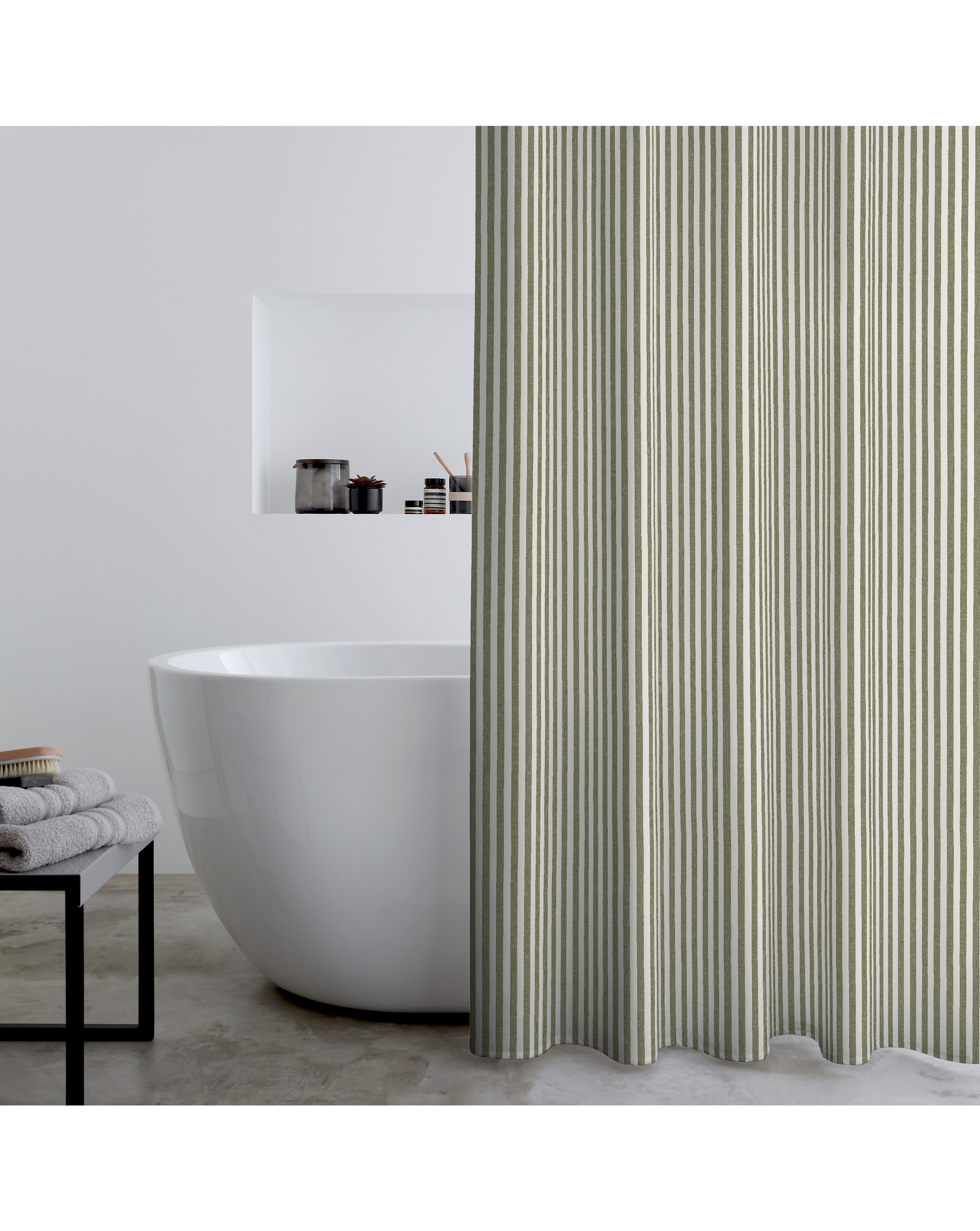Timeless Stripe Shower Curtain