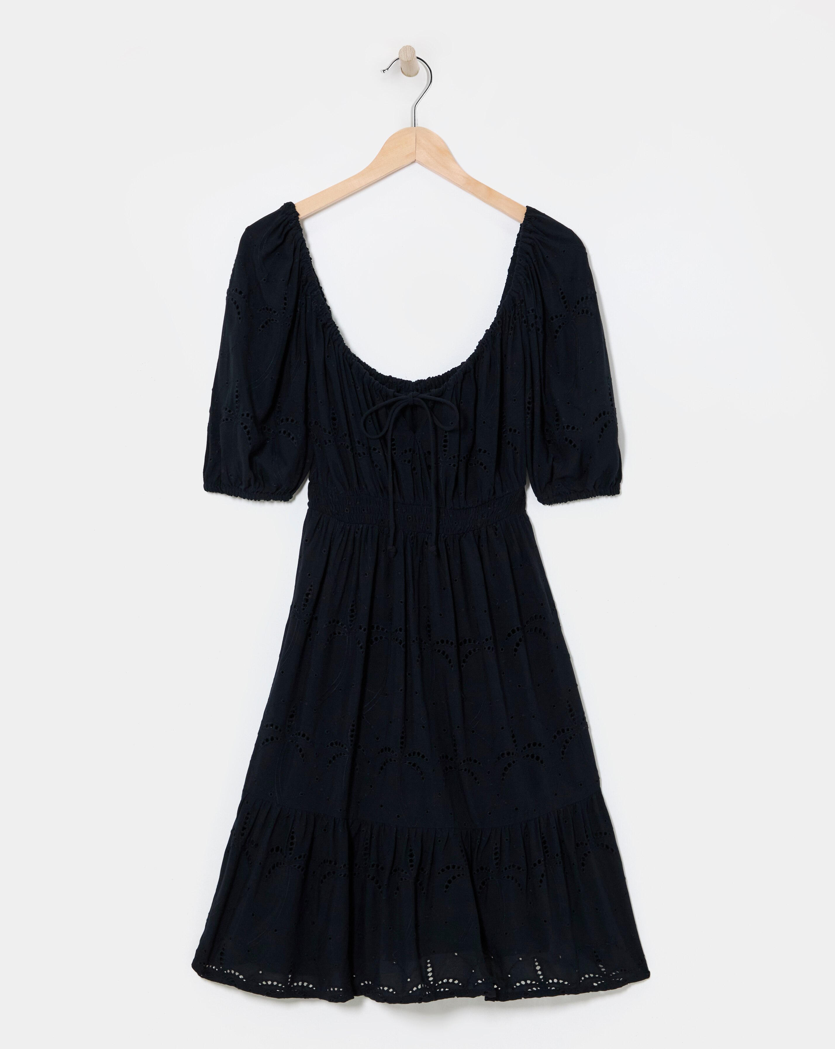 Broderie Mini Beach Dress