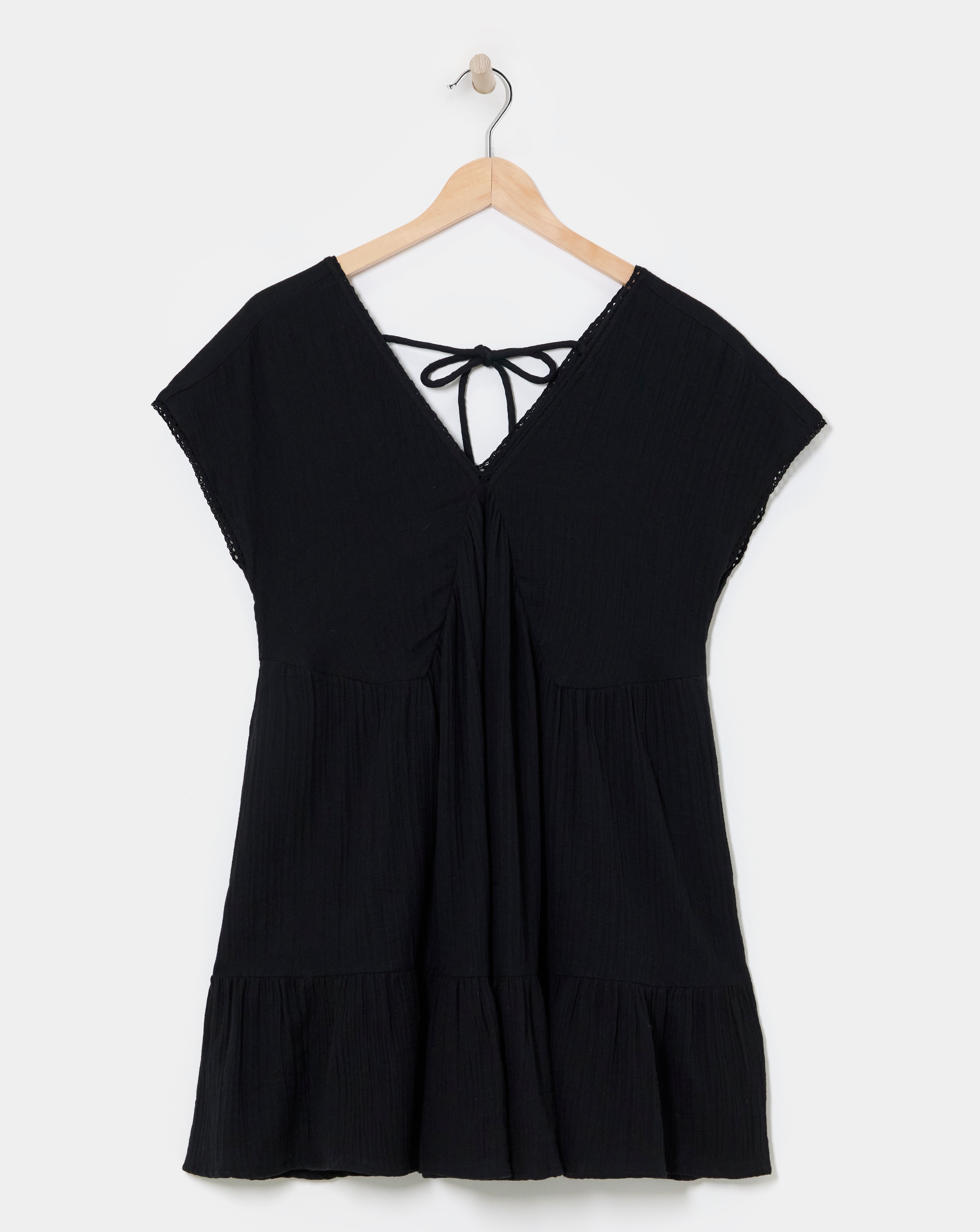 Cheese Cloth Mini Beach Dress