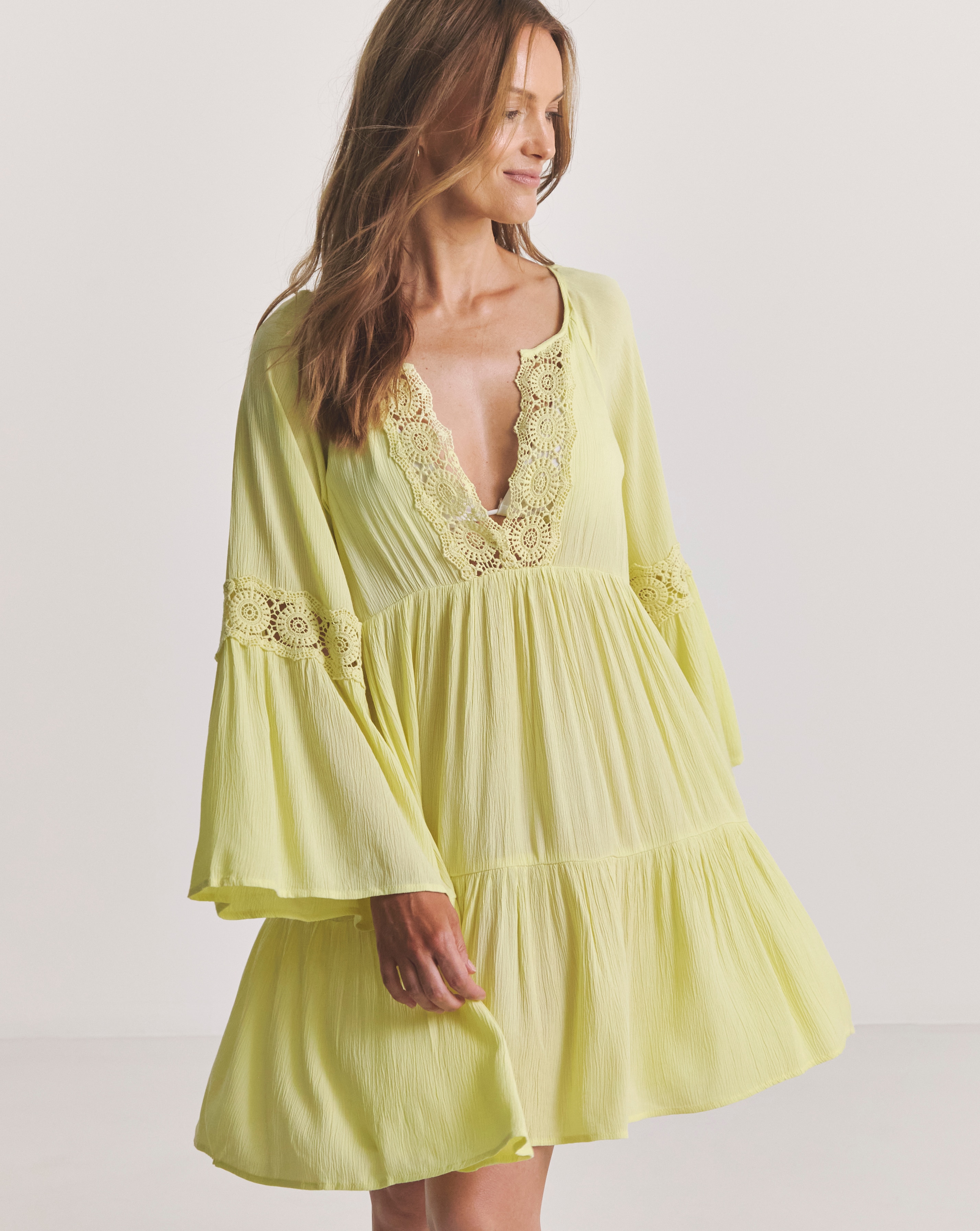 Figleaves Frida Lime Beach Dress