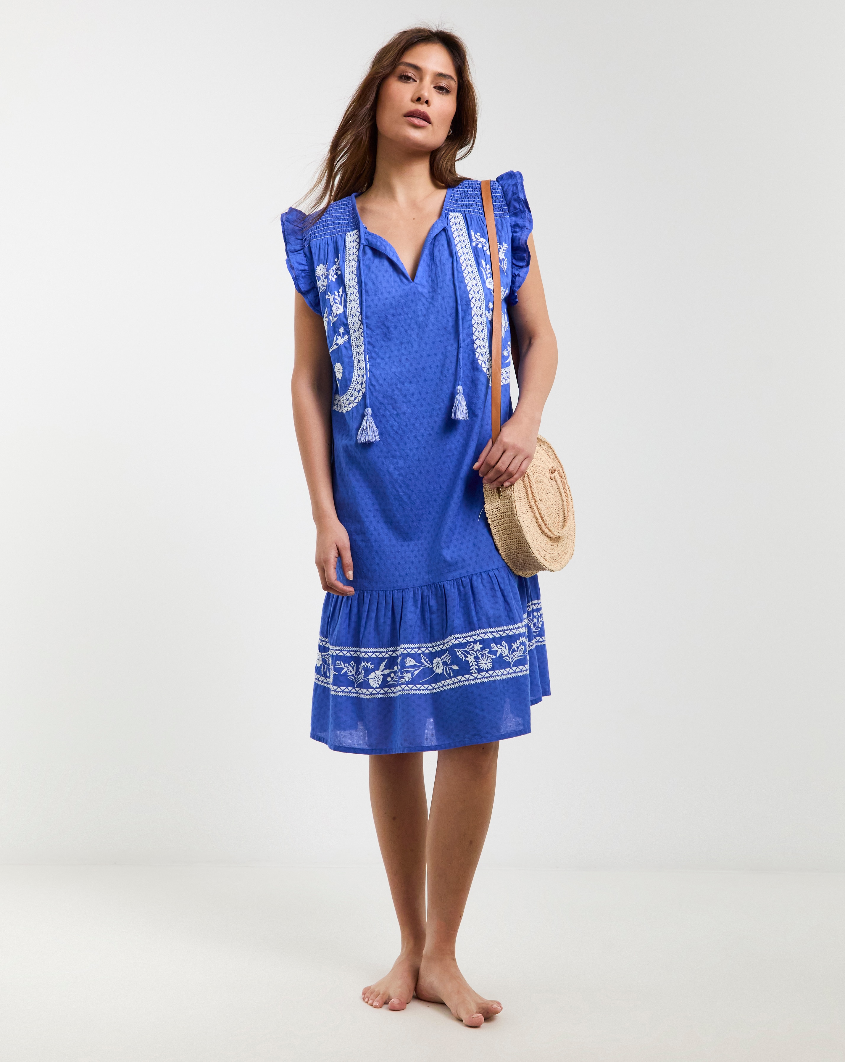 Figleaves Frida Embroidered Beach Dress