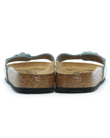 Birkenstock Madrid Silver Birko Flor Mules Narrow Width