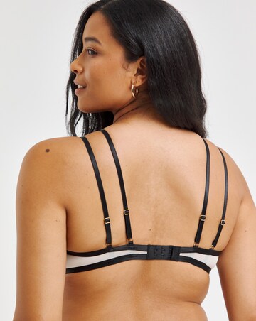 Figleaves Emilia Sketchy Embroidery Balcony B-G - Black/Almond