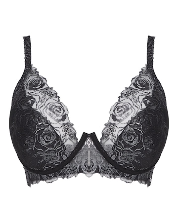 Figleaves Curve Goddess Seductive Fantasy Bra B-F - Black