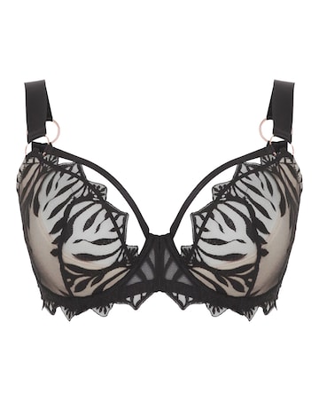 Figleaves Curve Tease New Embroidery Plunge Bra