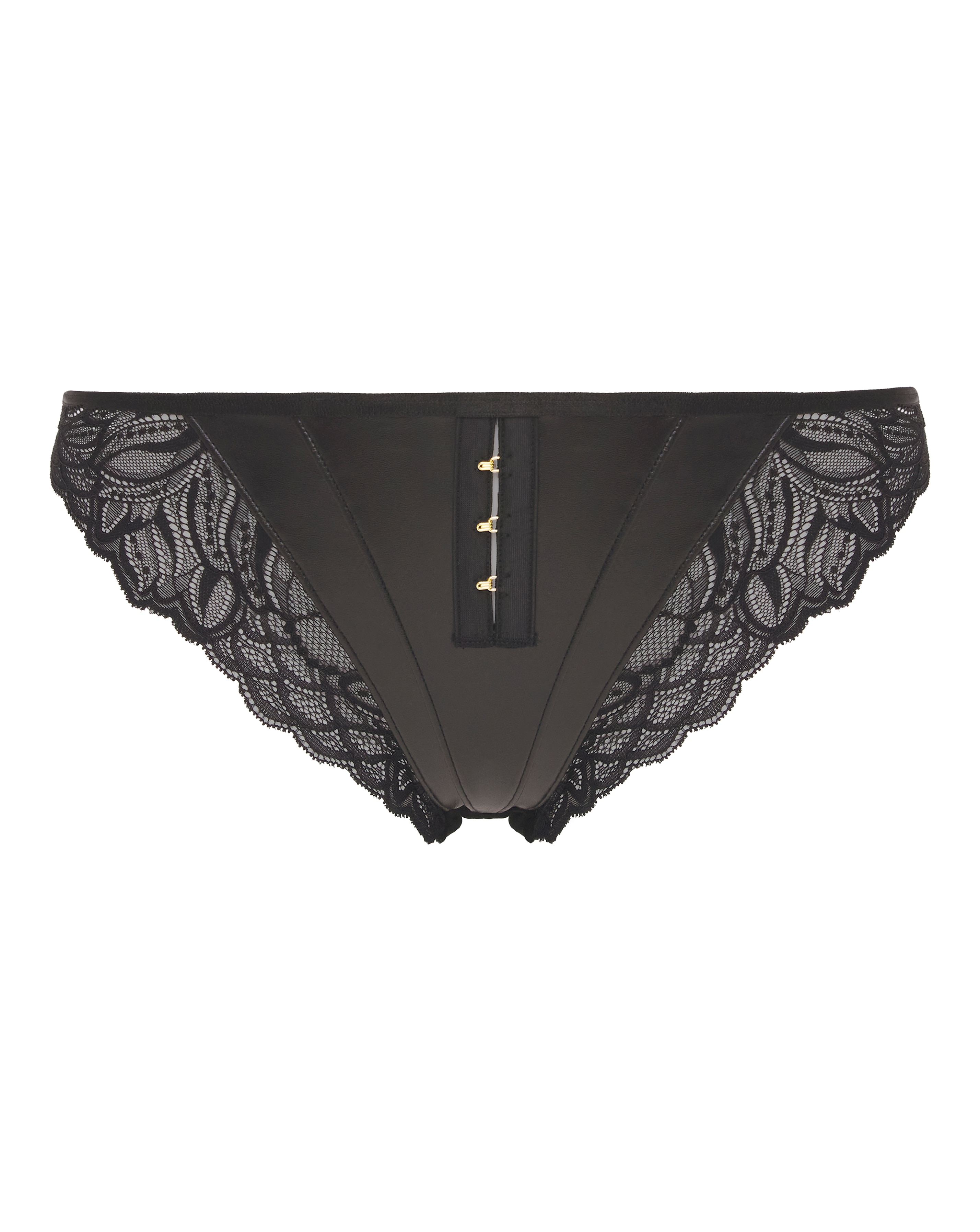 Figleaves Erin Leather & Lace Brazilian