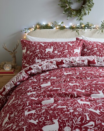 Forest Brushed Cotton Duvet Cover Set