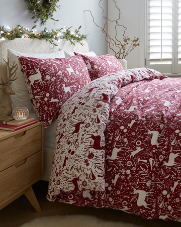 Forest Brushed Cotton Duvet Cover Set