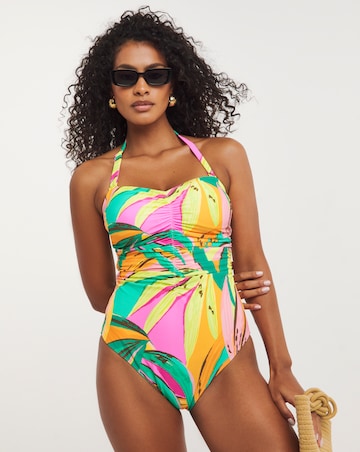 Ruched Bandeau Swimsuit