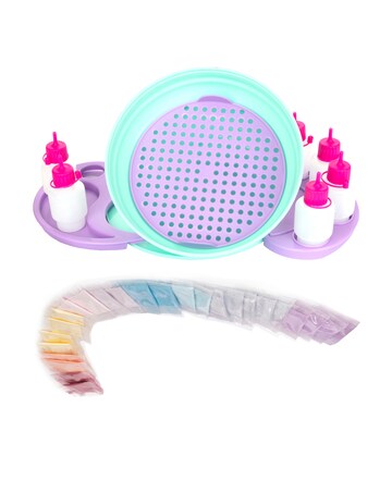 Tie Dye Ultimate Set Includes Tie Dye Station, Bottles, Dye Powders