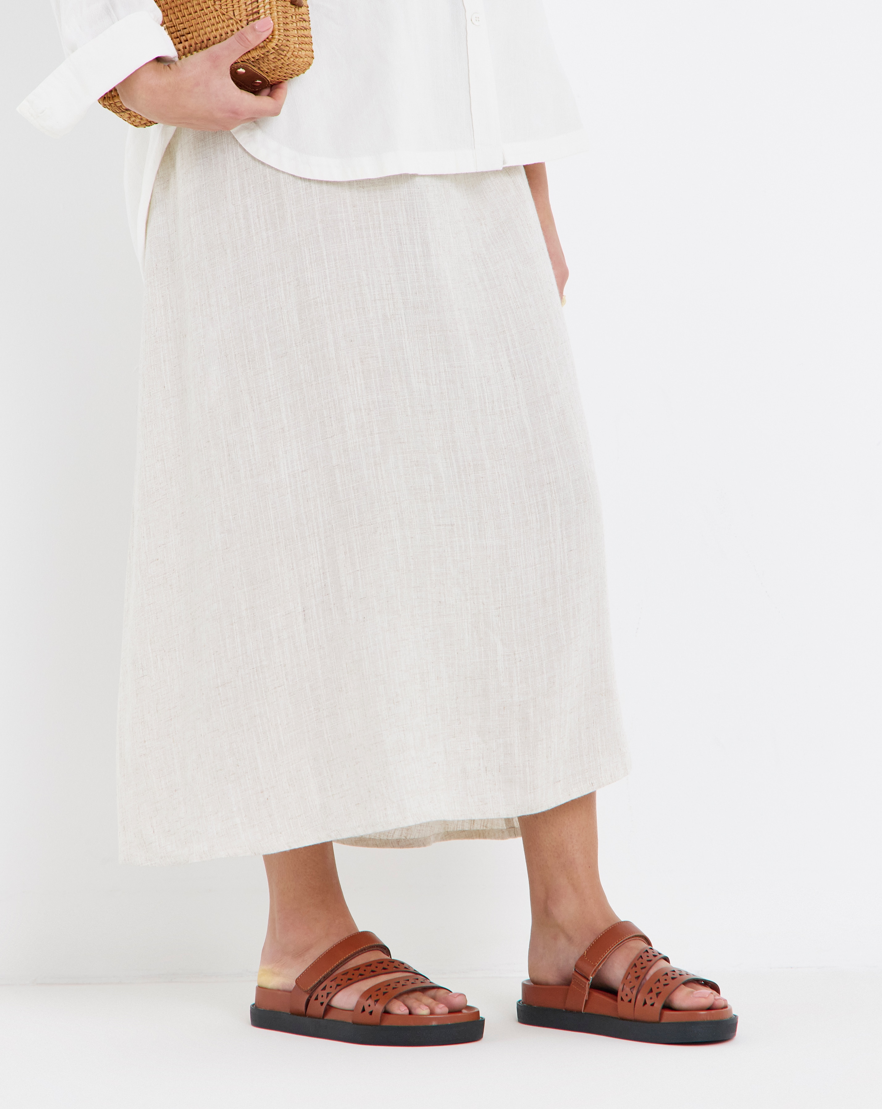 Laser Cut Sandals Extra Wide