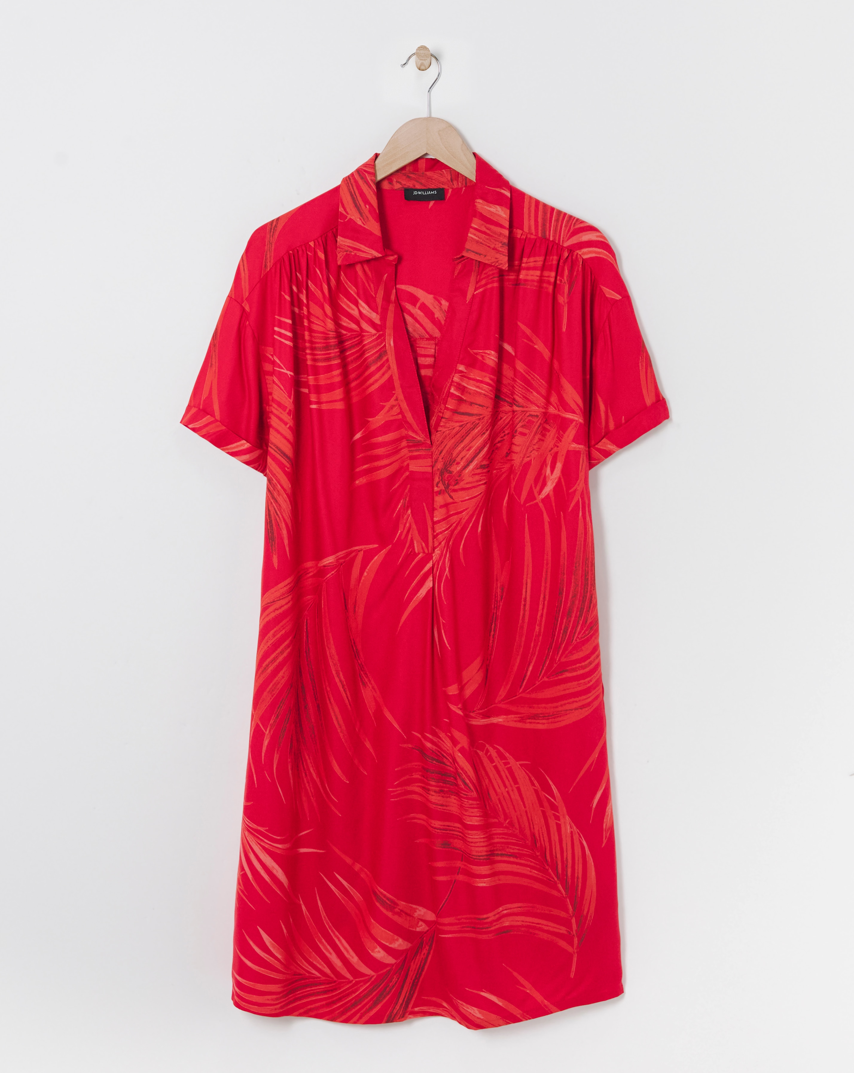 Viscose Twill Relaxed Shirt Dress