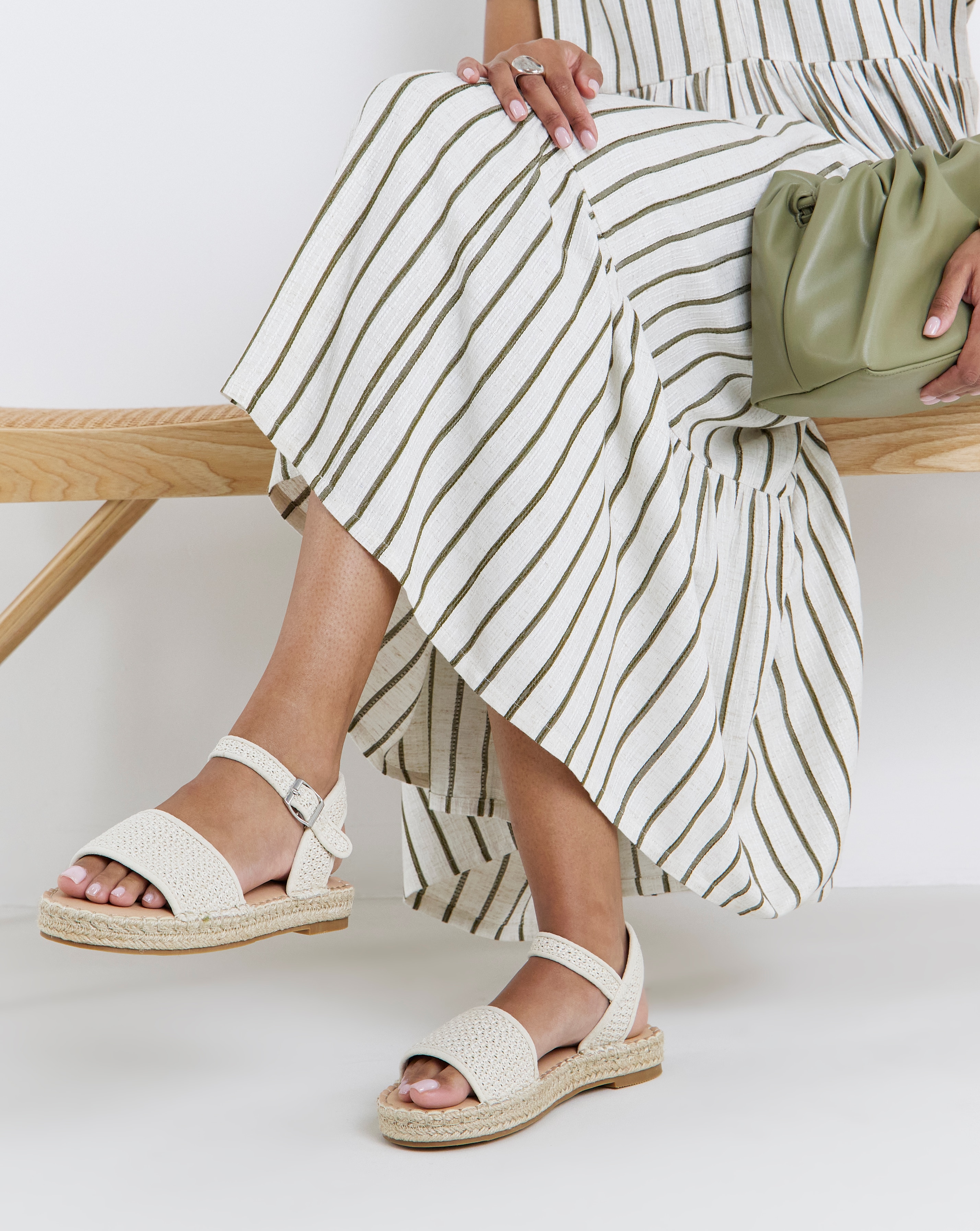 New In - Flatform Espadrille Sandals Wide