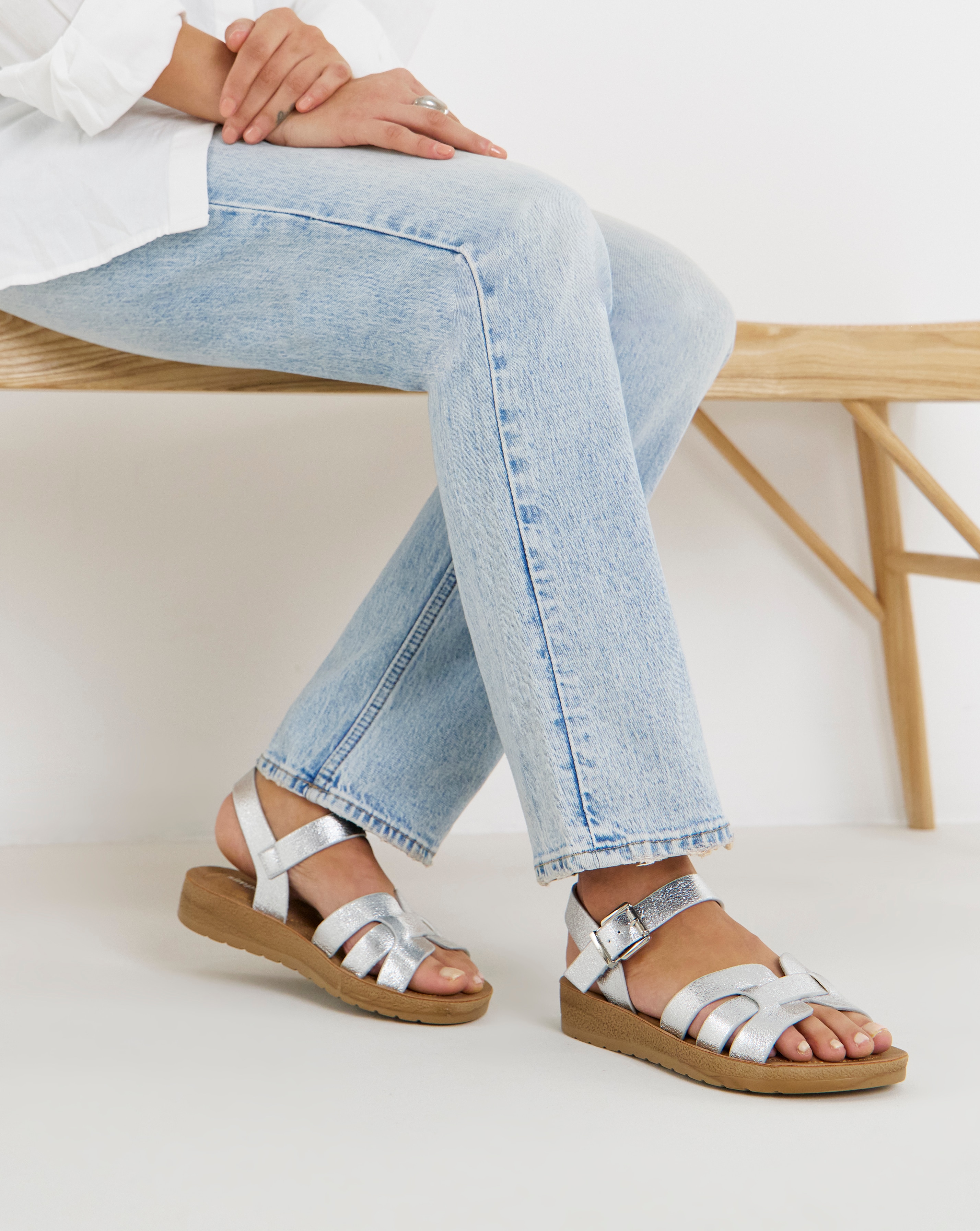 New In - Woven Comfort Sandal Wide