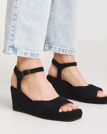 Lexi Barely There Wedge Sandals - Extra Wide Fit (EEE)